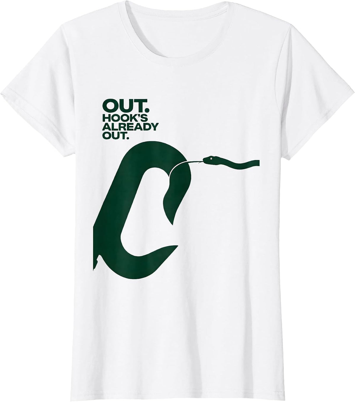 Out Hook's Already Out Funny Irish Heritage St Patricks Day T-Shirt - White