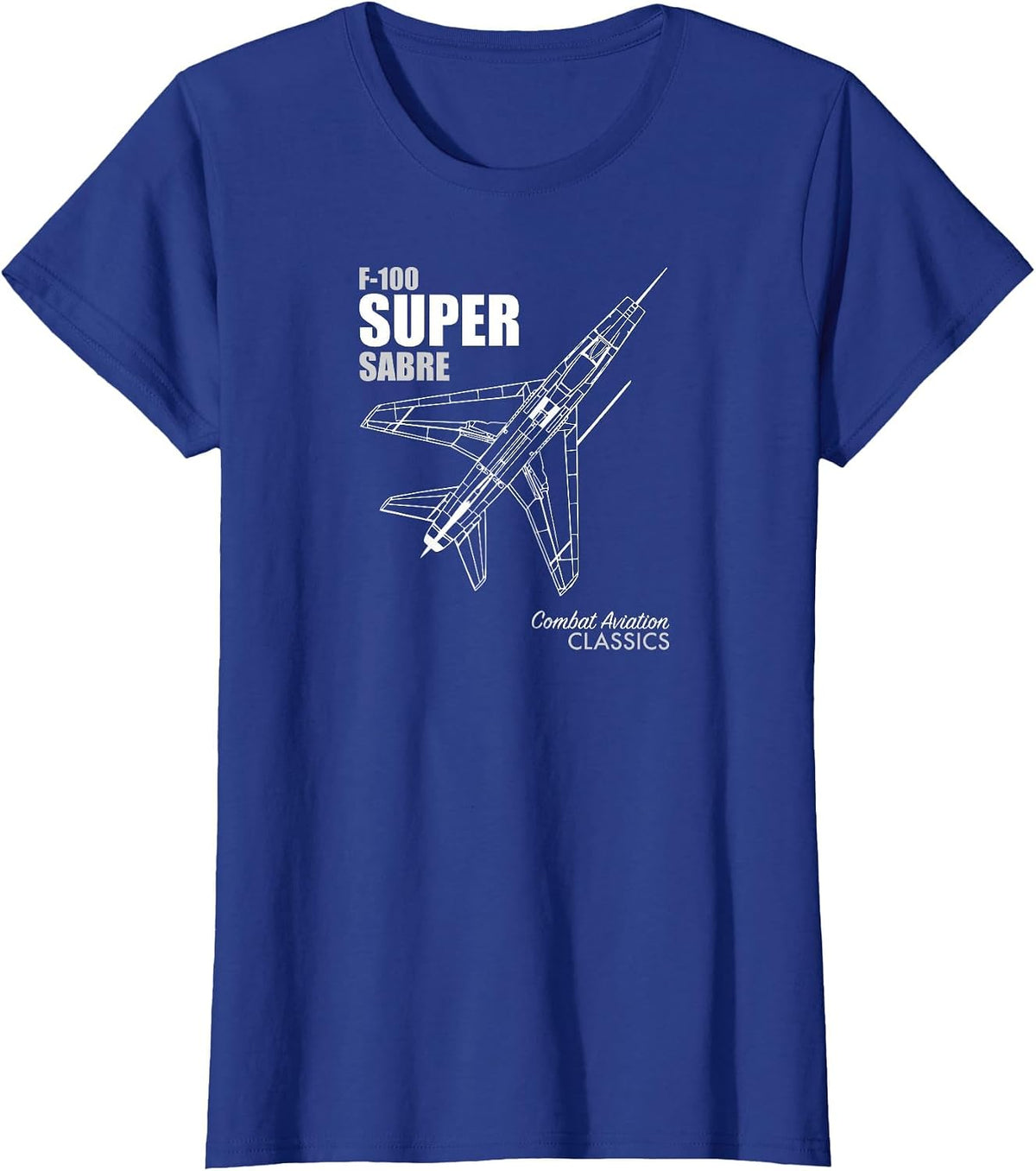 F-100 Super Sabre T-Shirt - Royal Blue