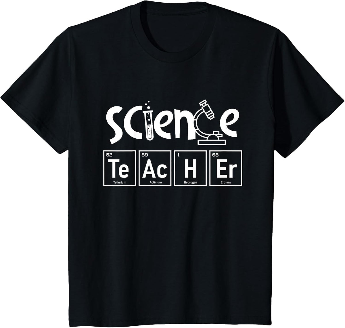 Science Teacher - Biology Lover Science Fan Physics T-Shirt - Black