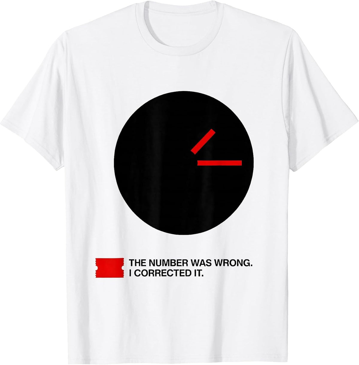 Men's The Number Was Wrong I Corrected It Funny HVAC Technician T-Shirt - White