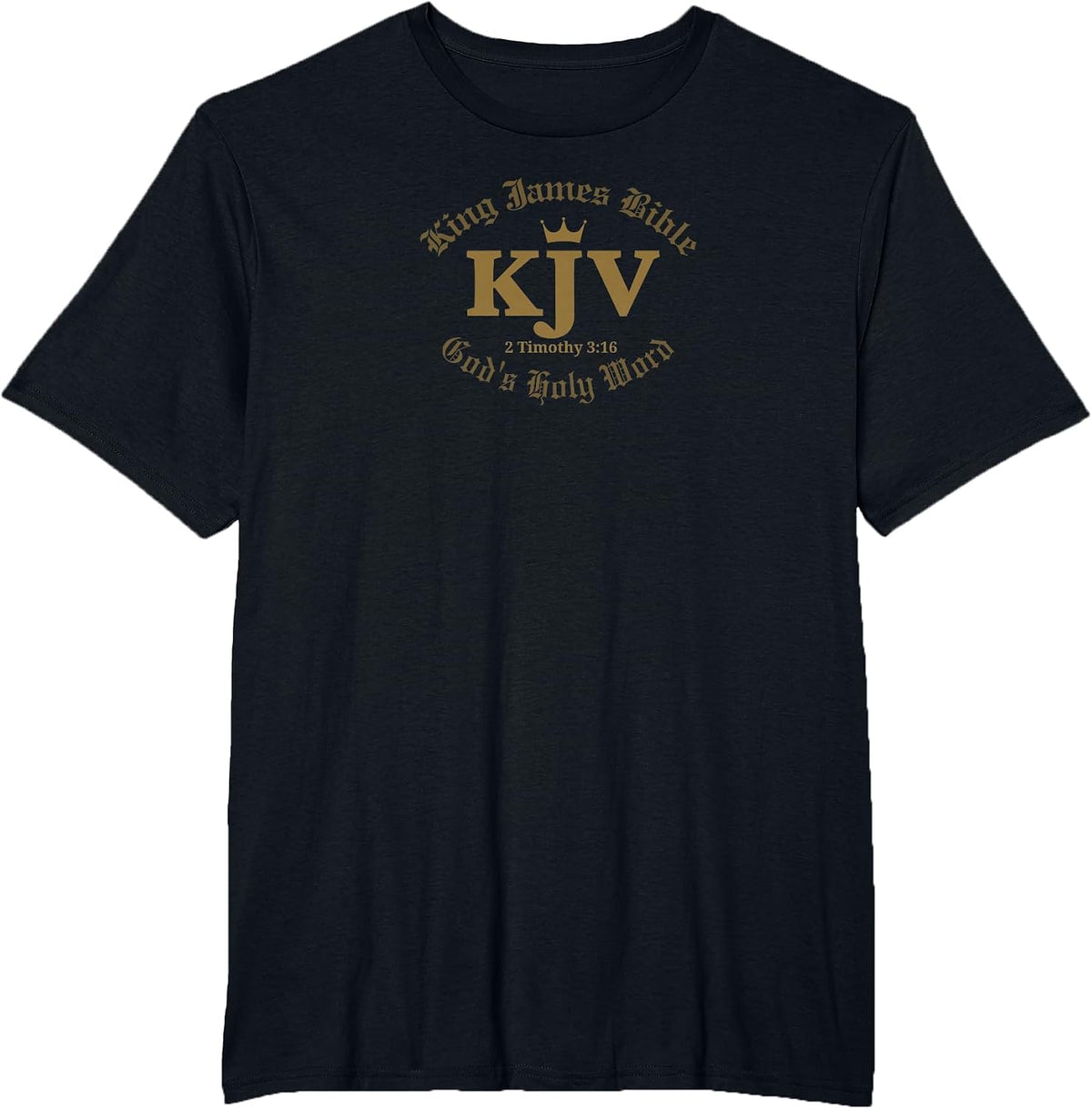 KJV King James Bible God's Holy Word - 2 Timothy 3:16 T-Shirt - Black