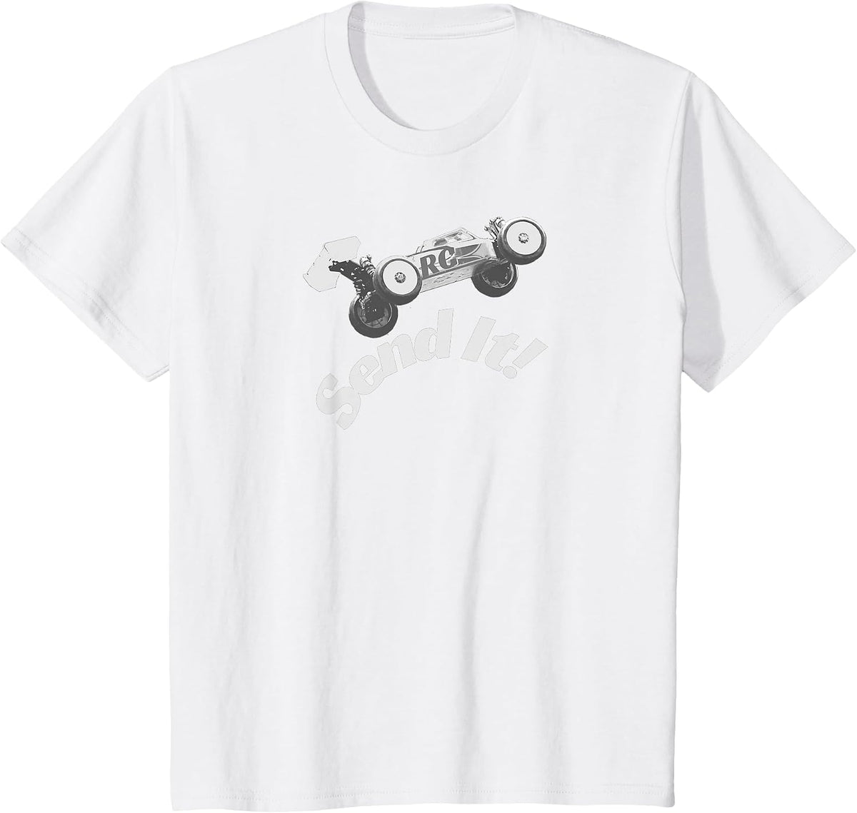 RC Racing, Send it! Radio-Controlled Cars T-Shirt - White
