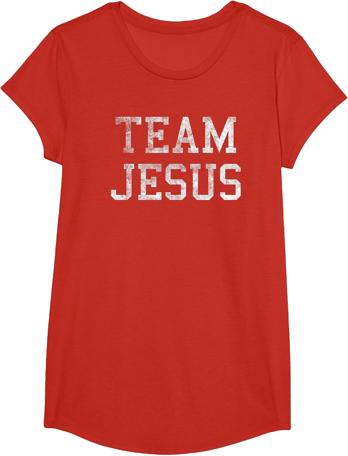 Funny Bible Study Team Jesus Vintage T-Shirt - Girls Red