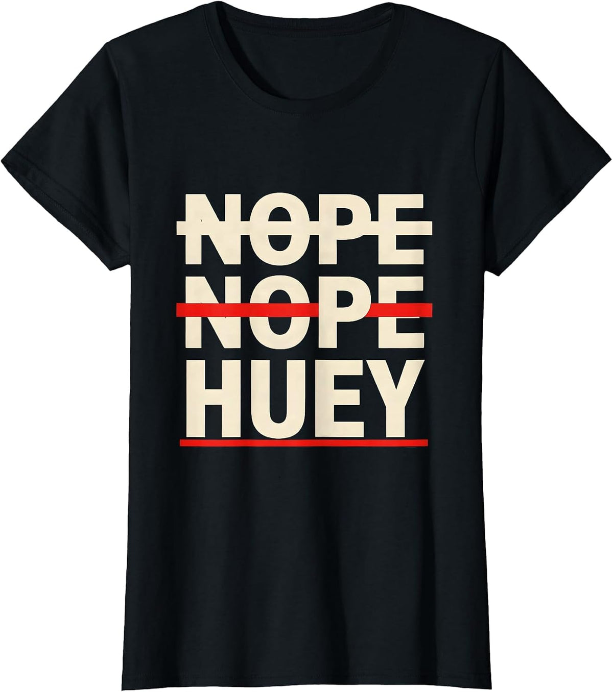 Women's Nope Nope Huey Military Helicopter Pilot Vietnam Veteran T-Shirt - Black