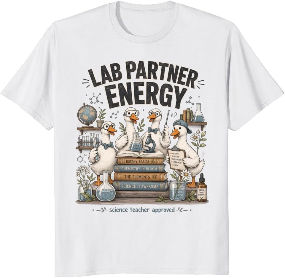 Science Teacher Energy T-Shirt Appreciation Lab Classroom Tee - S5