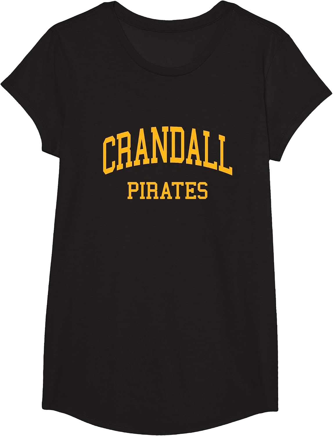 Crandall High School HS Crandall TX Retro Sports T-Shirt - Girls Black