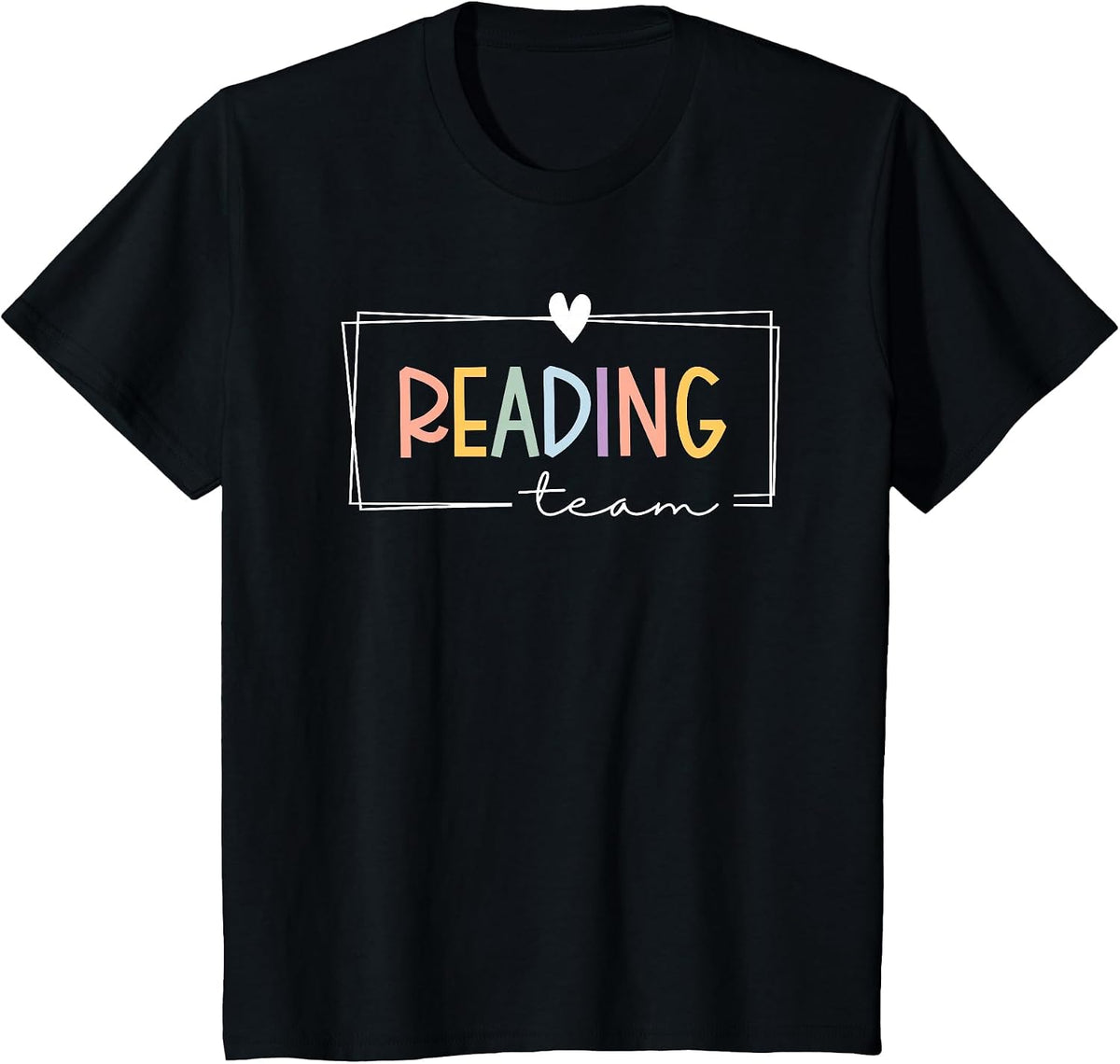 Reading Specialist Team Reading Interventionist Squad T-Shirt - Black
