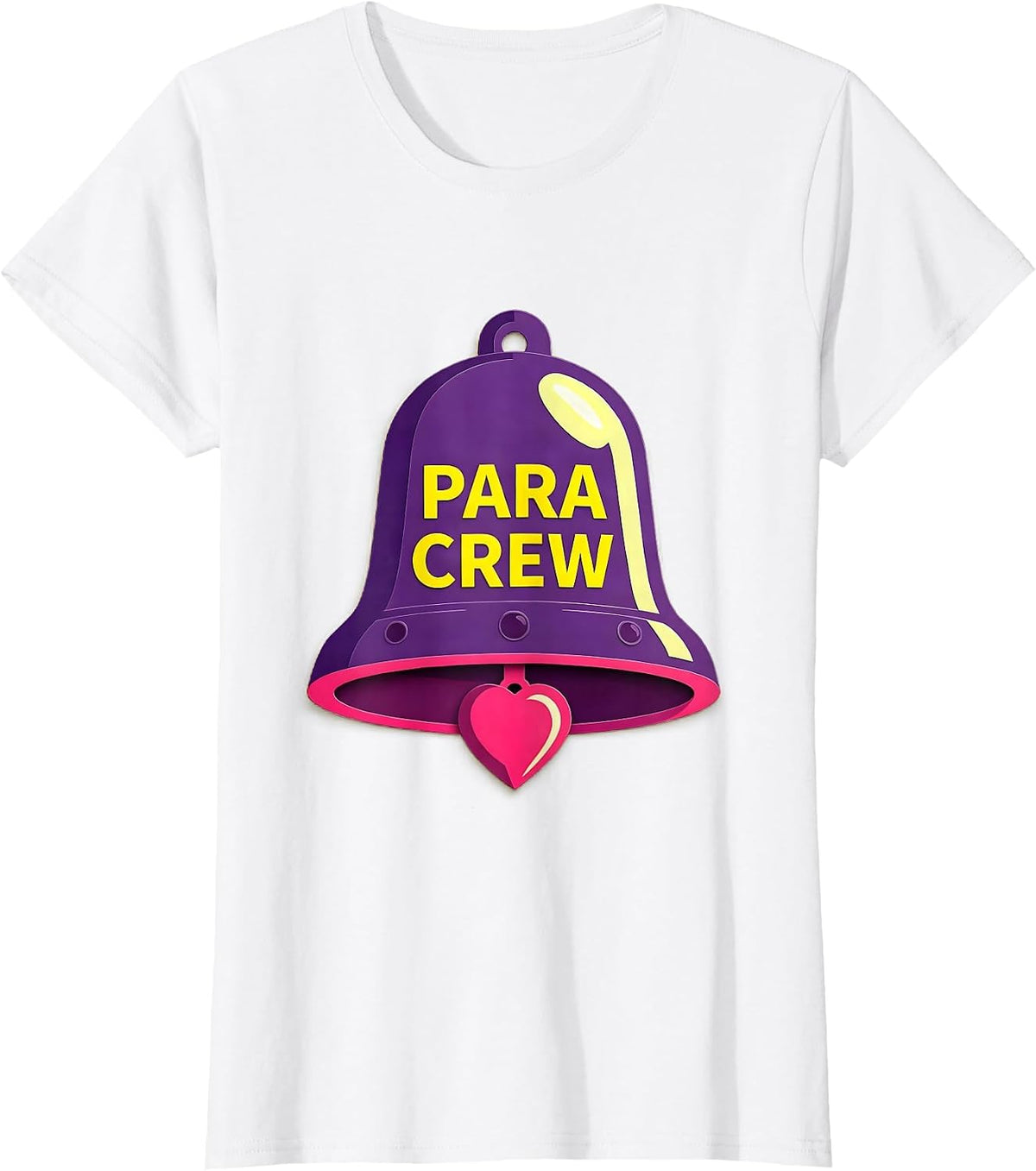 Para Crew Gummy Jelly Pop Teacher Aide Appreciation Back T-Shirt - White