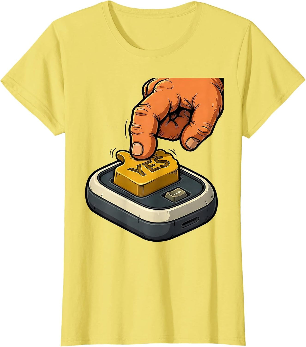 Yes Funny AAC SLP Speech Language Pathology Therapist T-Shirt - Lemon Yellow