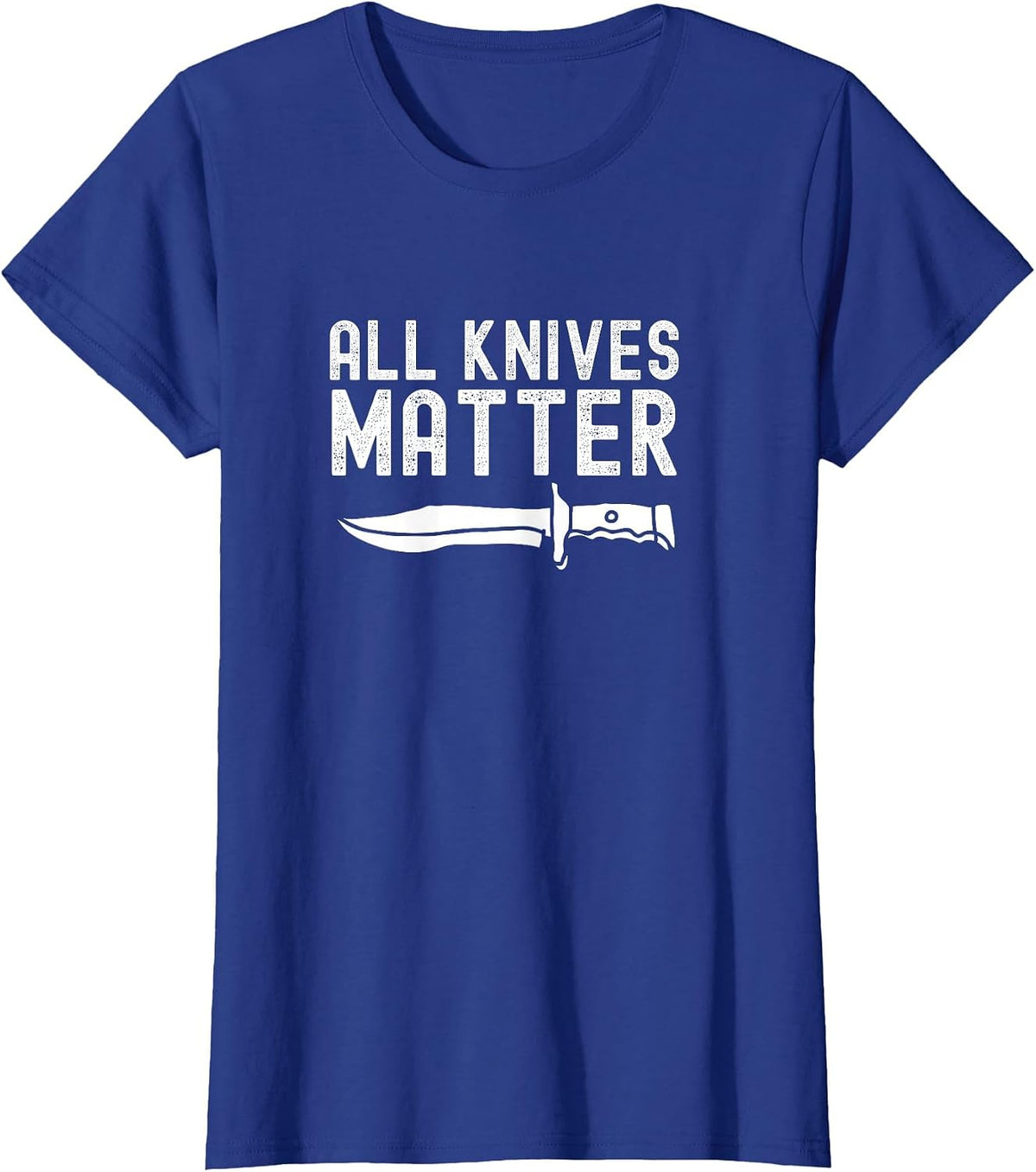 Funny Bladesmith Knifemaker All Knives Matter Activist T-Shirt - Royal Blue