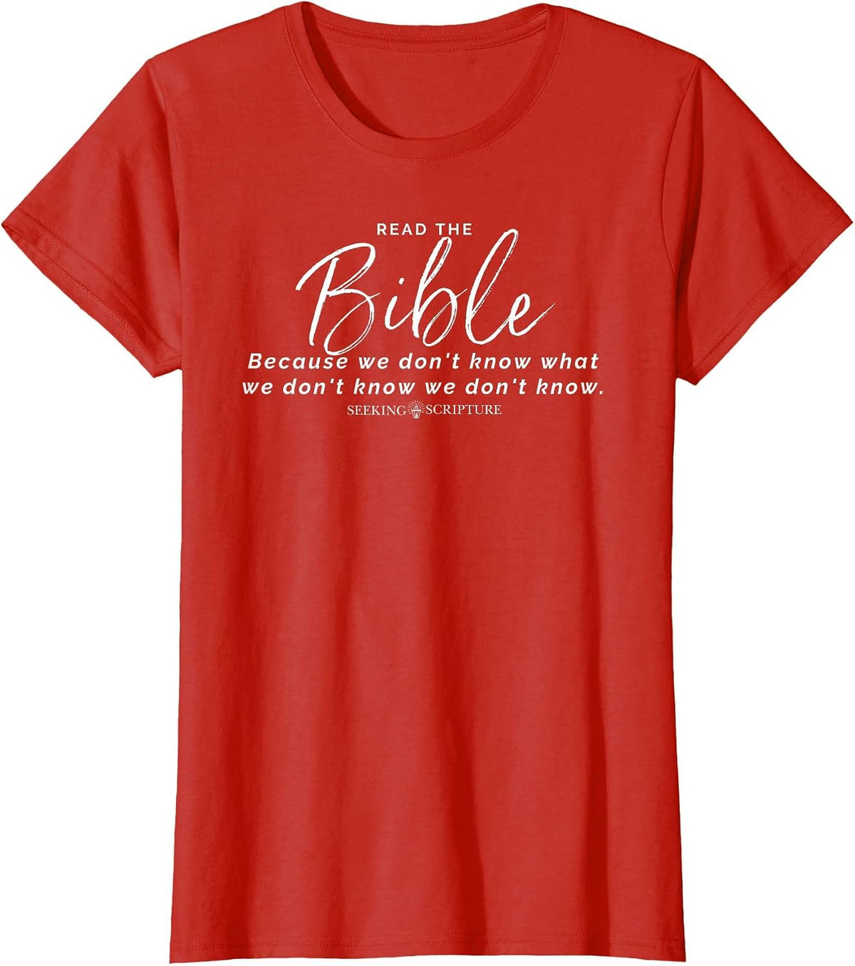 Read The Bible T-Shirt - Red