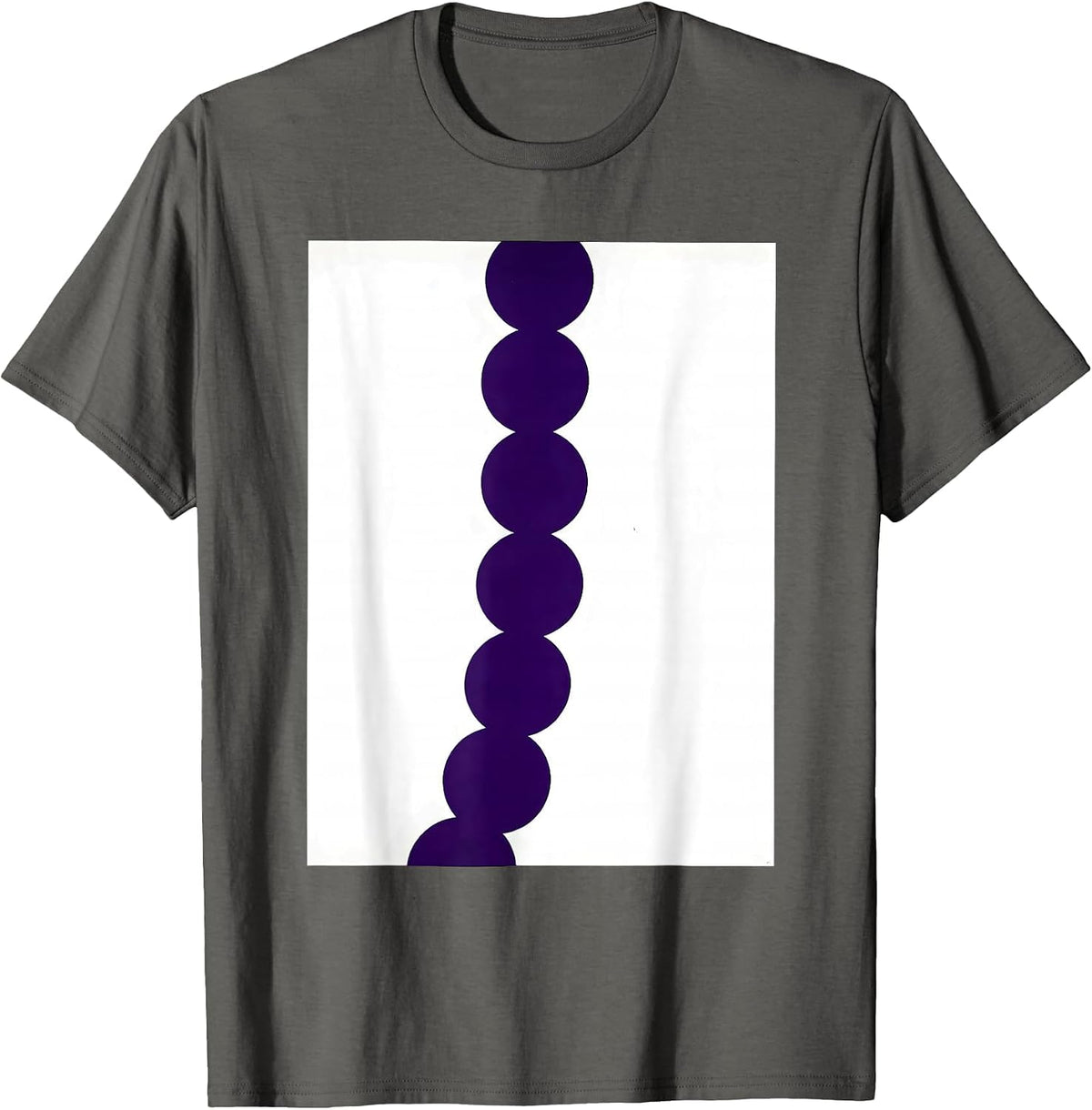Carnival Beads Minimalist Mardi Gras Party Group T-Shirt - Asphalt Grey