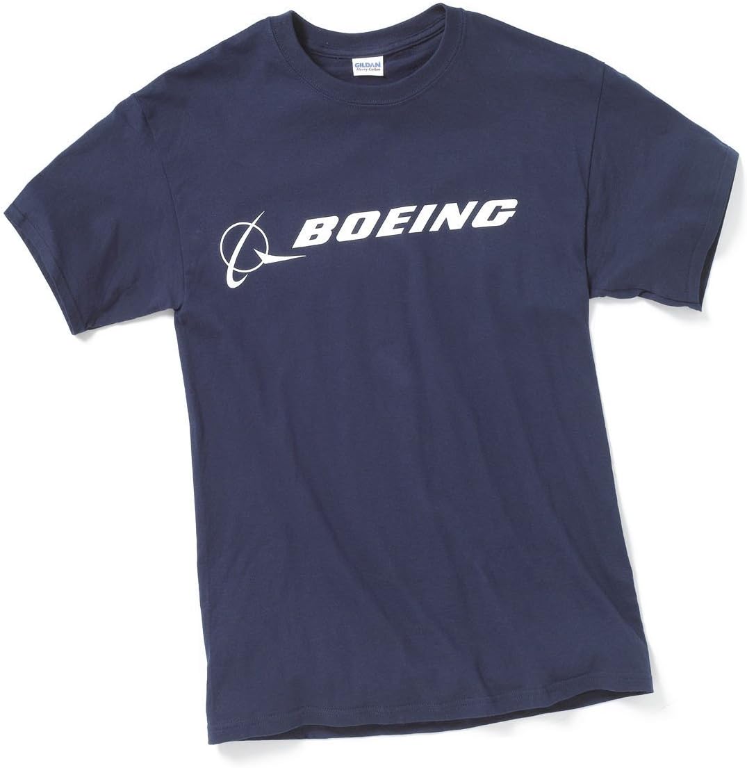 Boeing Signature T-Shirt Short Sleeve; Color- Navy, Size- S - As Pictured