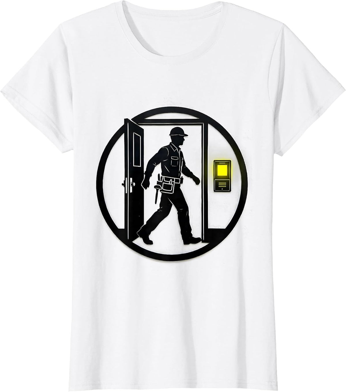 Sealed Technician Badge Funny Maintenance Technician Gift T-Shirt - White