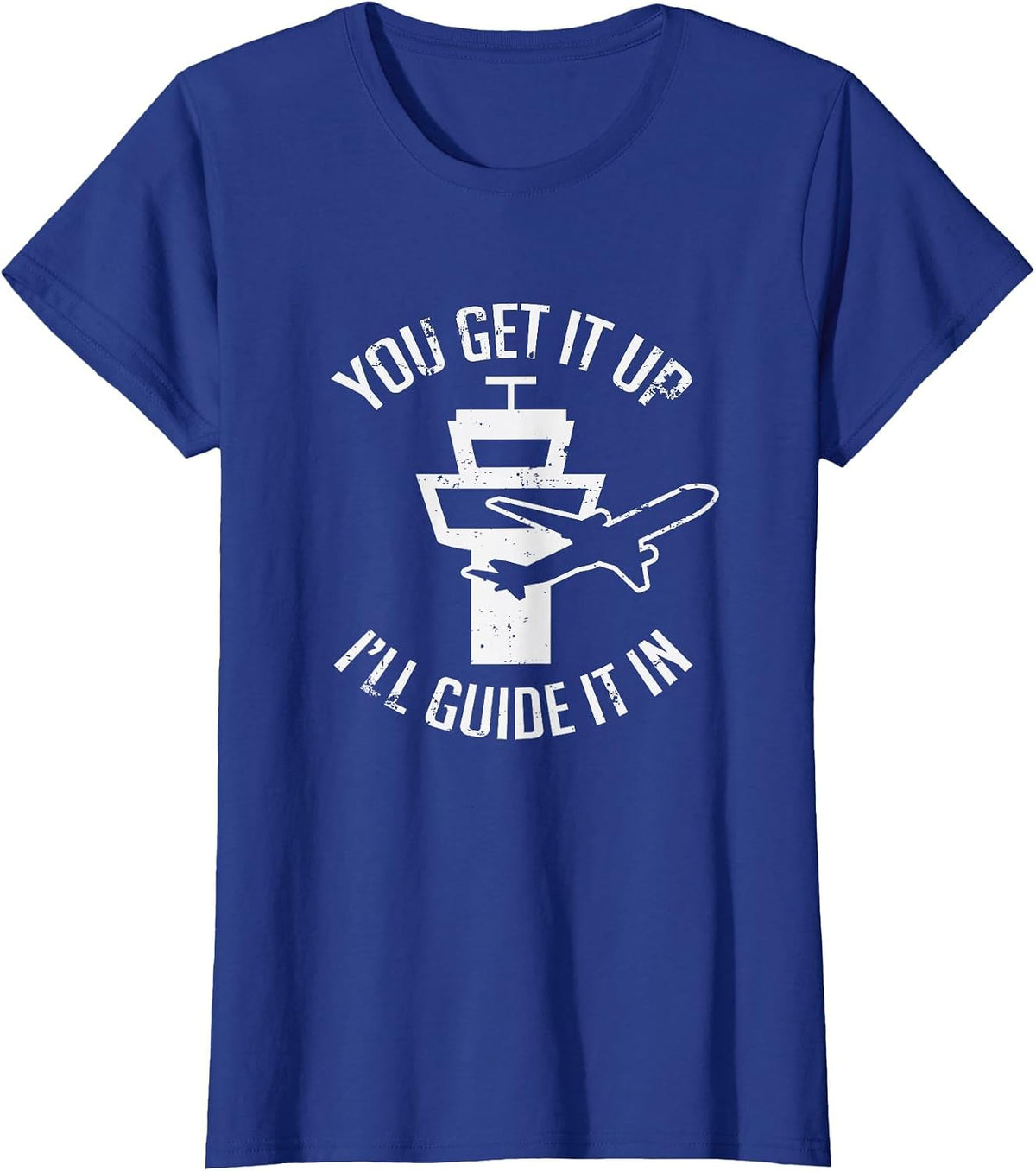 Funny Air Traffic Controller Sky Airplane Pilot T-Shirt - Royal Blue