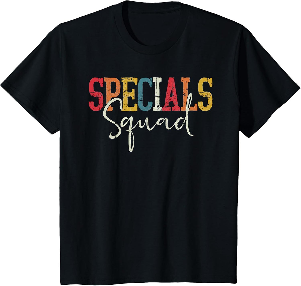 Specials Squad, Co-curricular Teachers Team Group Squad T-Shirt - Black