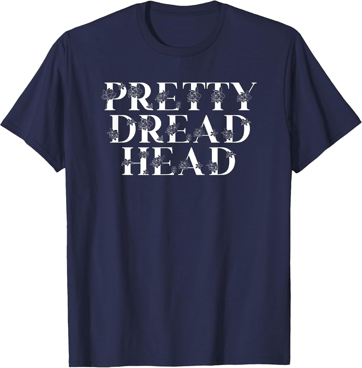 Loc'd Natural Hairstyle Dread Head Dreadlocks Loctician T-Shirt - Navy Blue