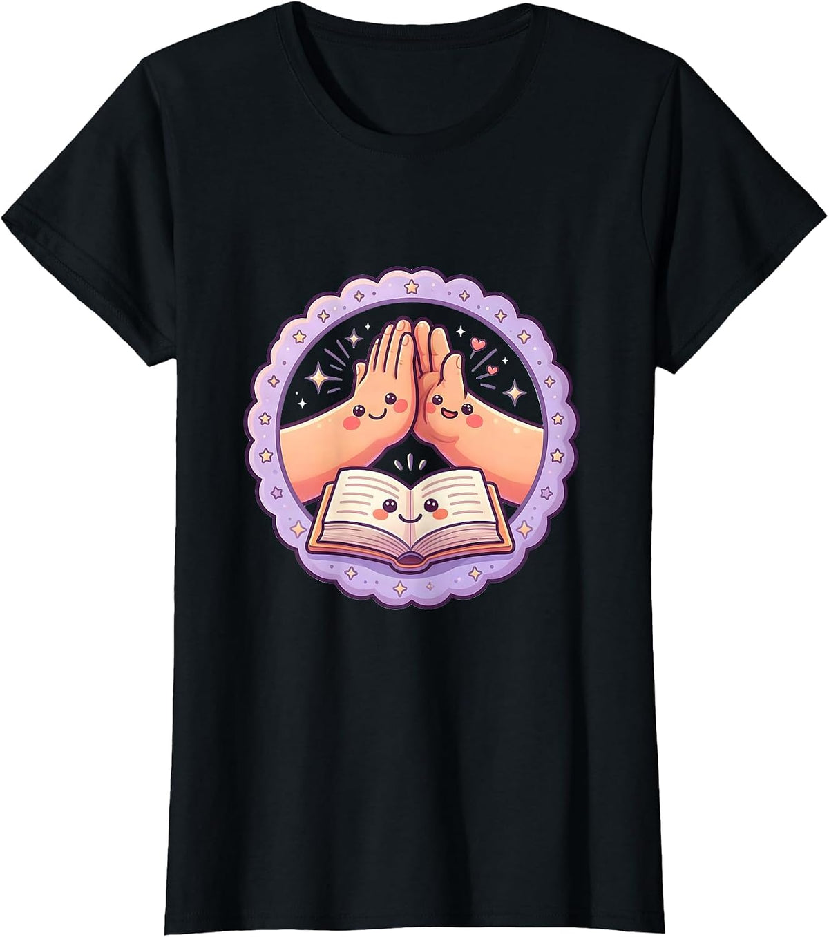 Sped Teacher High Five Graphic Design Gift T-Shirt - Black