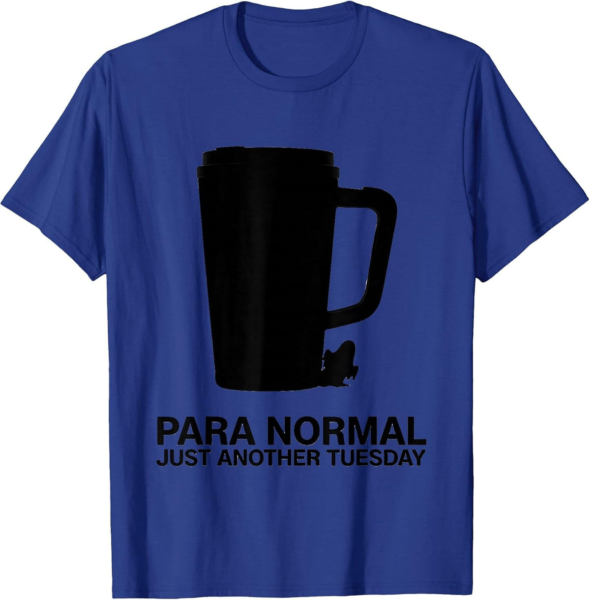 Men's Para Normal Just Another Tuesday Ghost Sped Teacher T-Shirt - Royal Blue