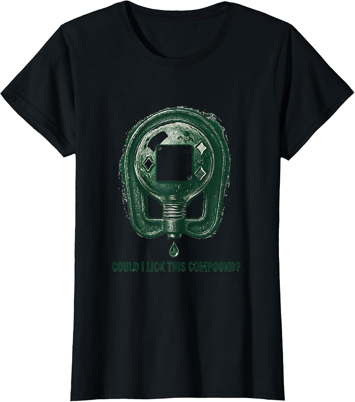 Could I Lick This Compound Funny Periodic Table Science T-Shirt - Black