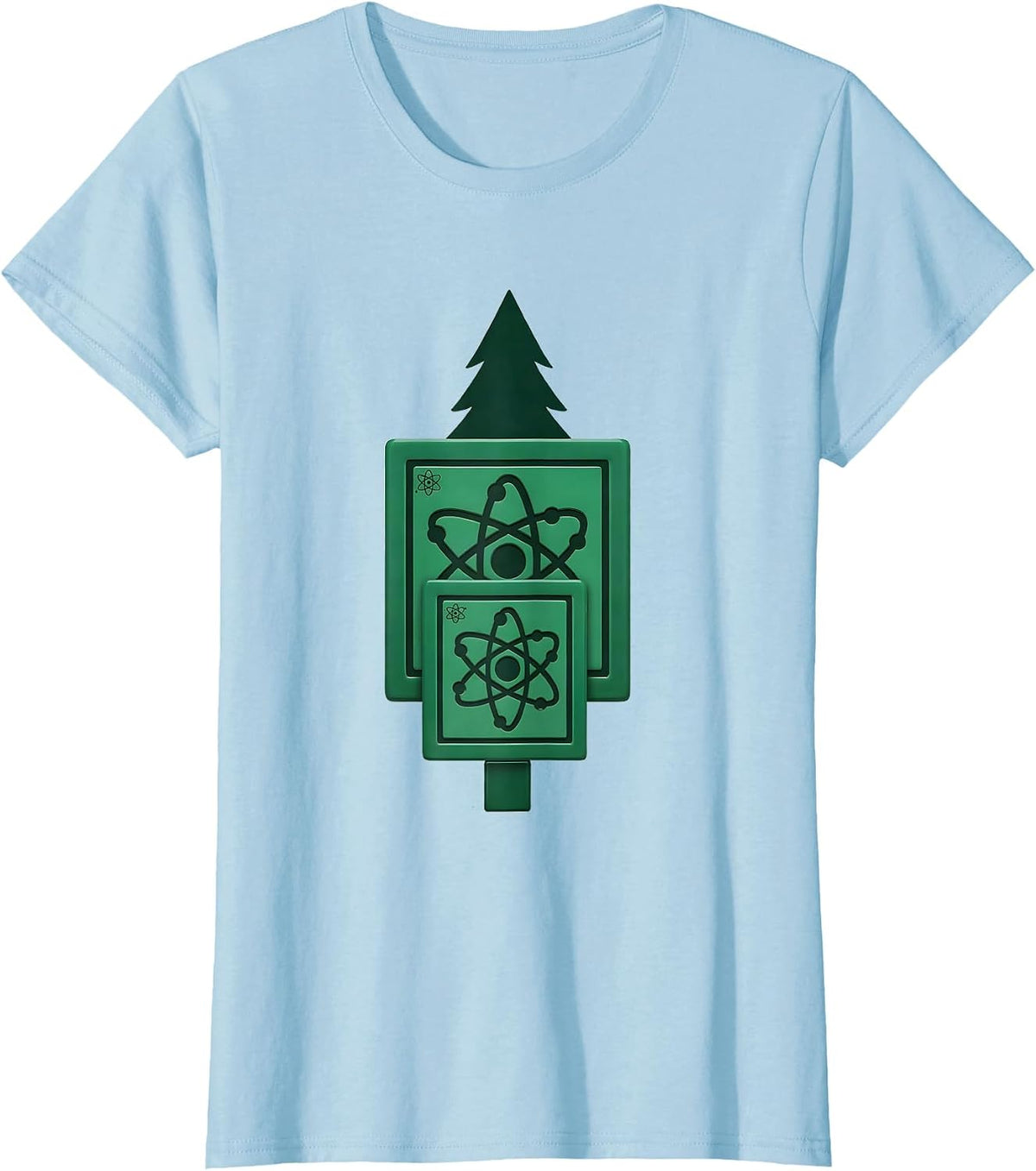 Holmium Element Tiles Minimalist Science Nerd Gift T-Shirt - Baby Blue