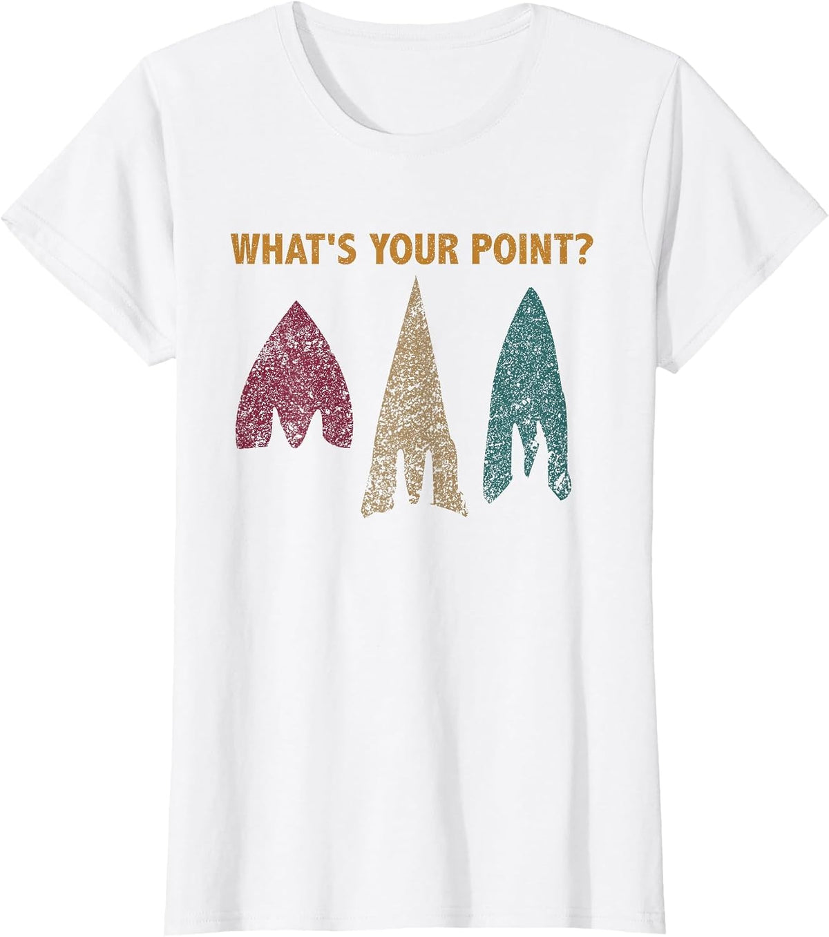 Funny Archaeologist Pun What's Your Point? Archaeology T-Shirt - White