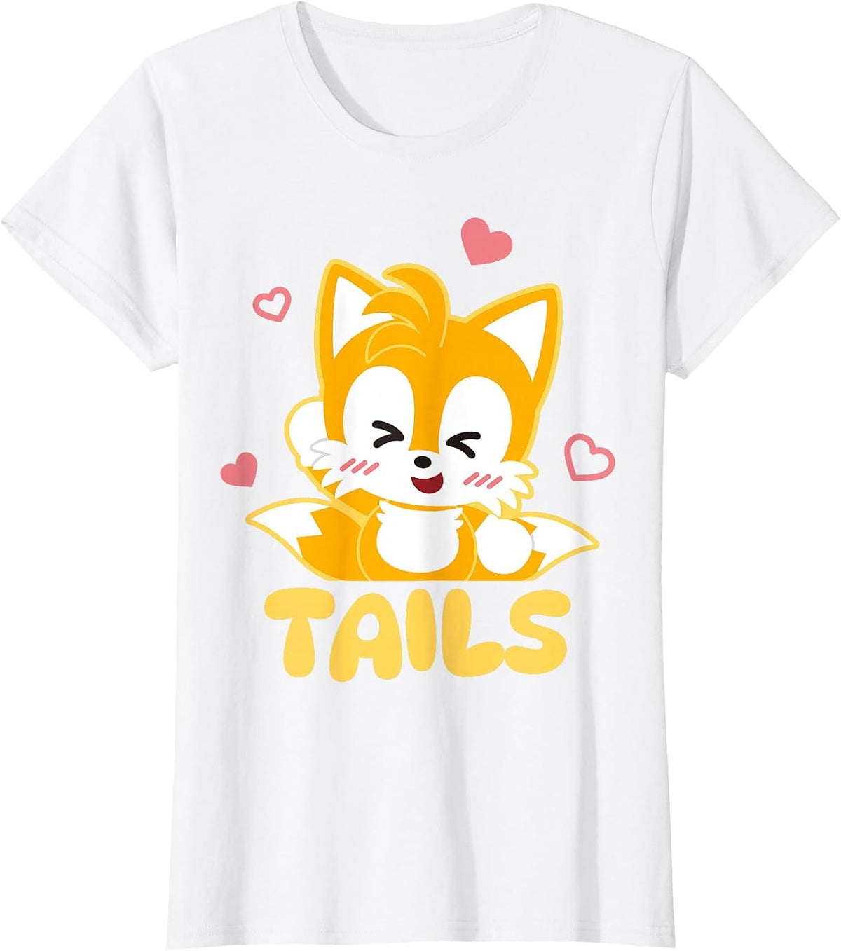 Sonic & Friends Tails Too Smart Too Cute T-Shirt - White