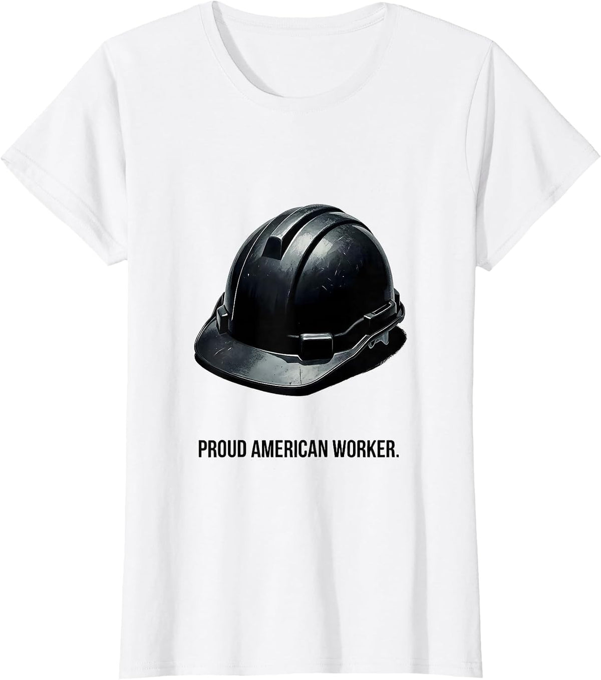 Proud American Worker Patriotic Labor Day Union Pride T-Shirt - White