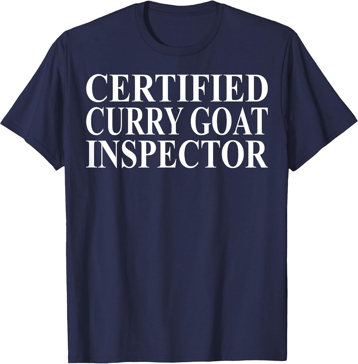 Curry Goat Apparel | Amazing Funny Goats Lover Design T-Shirt - Navy Blue