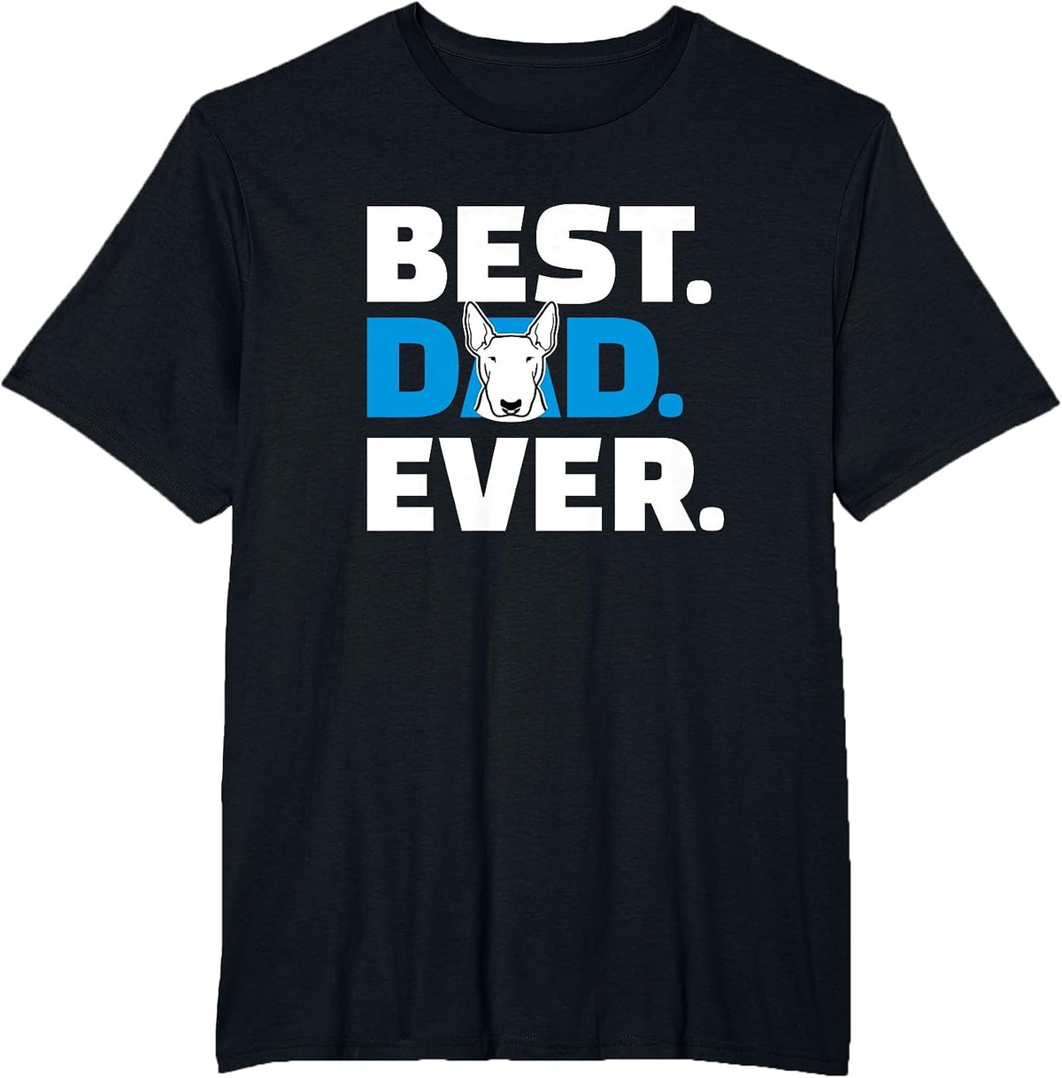 Bull Terrier Dad T-Shirt - Black
