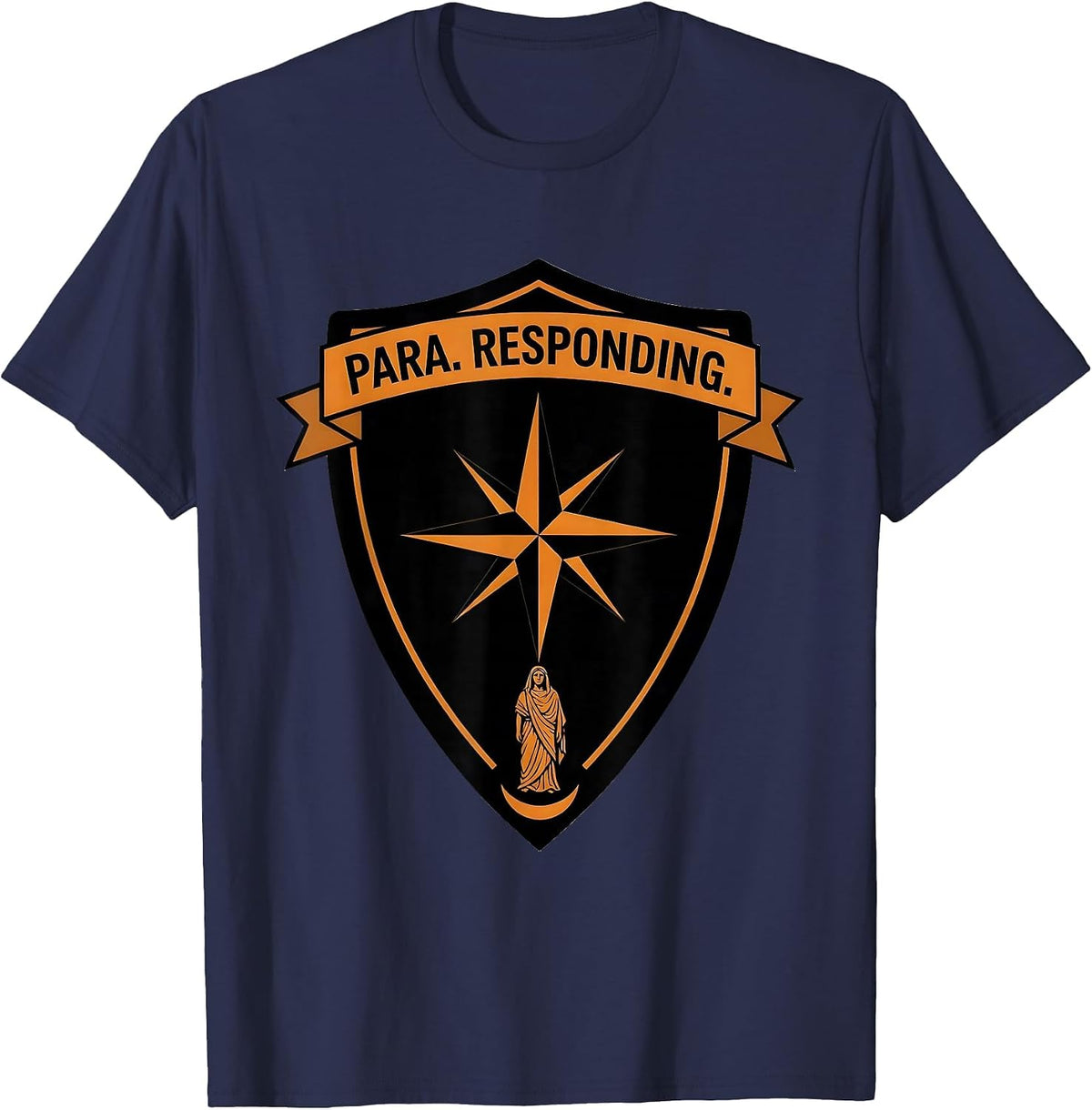 Para Responding Funny Para Normal Activities SPED Teacher T-Shirt - Navy Blue