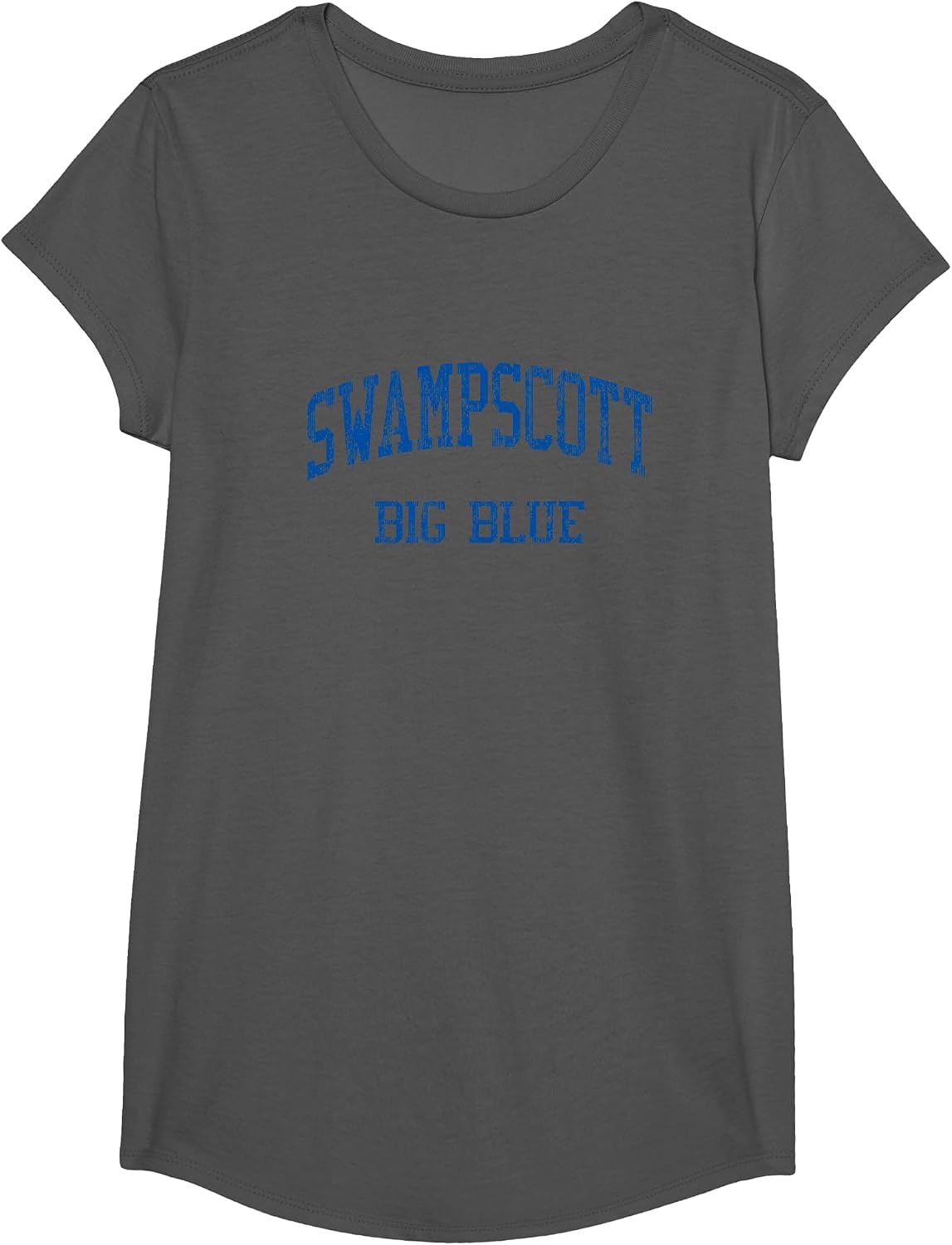 Swampscott High School HS Swampscott MA Vintage Sports T-Shirt - Girls Asphalt Grey