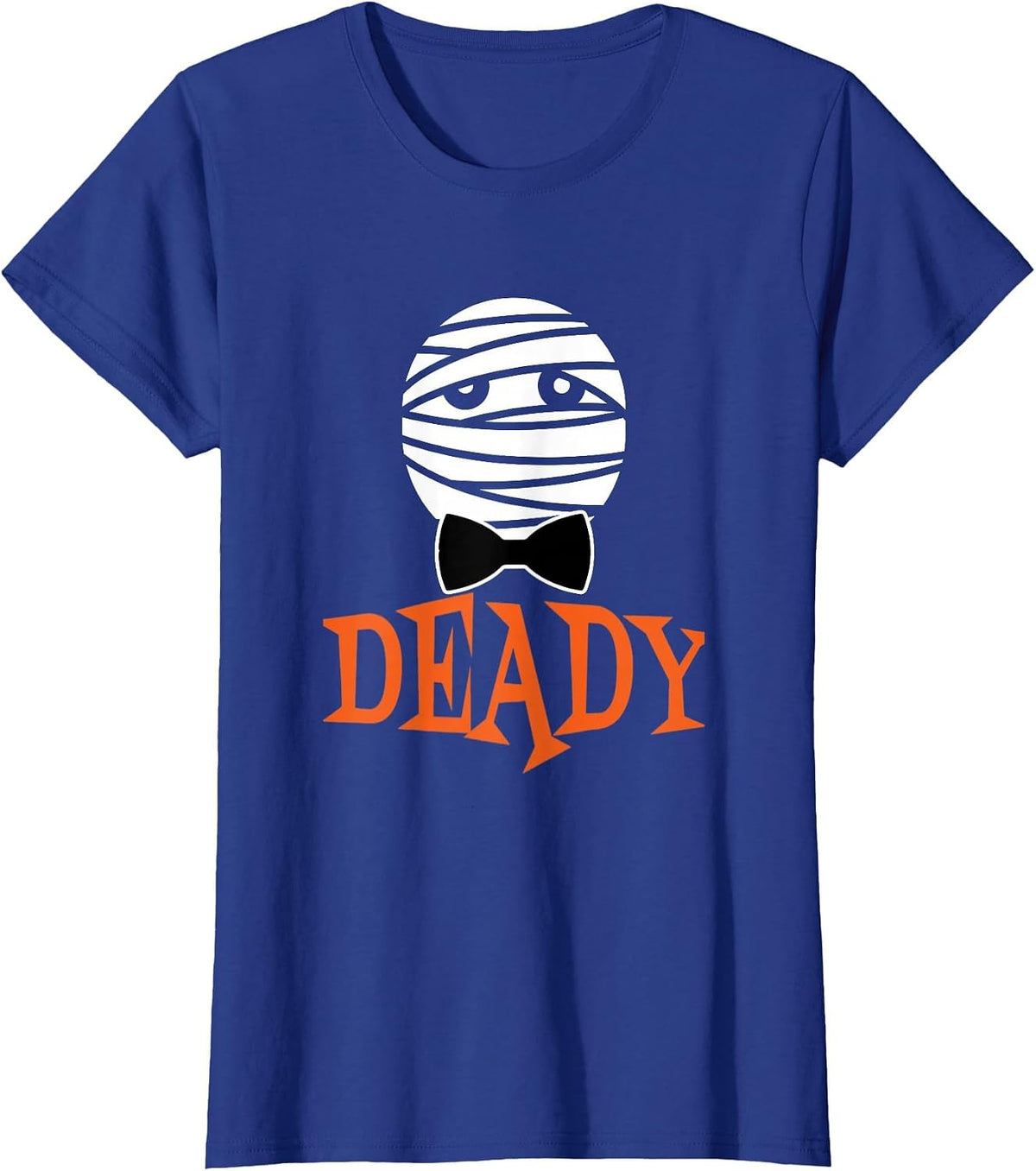 Deady Mummy Halloween Dad T-Shirt - Royal Blue