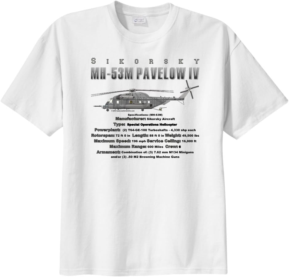 MH-53M Pave Low IV Short Sleeve T-Shirt - White