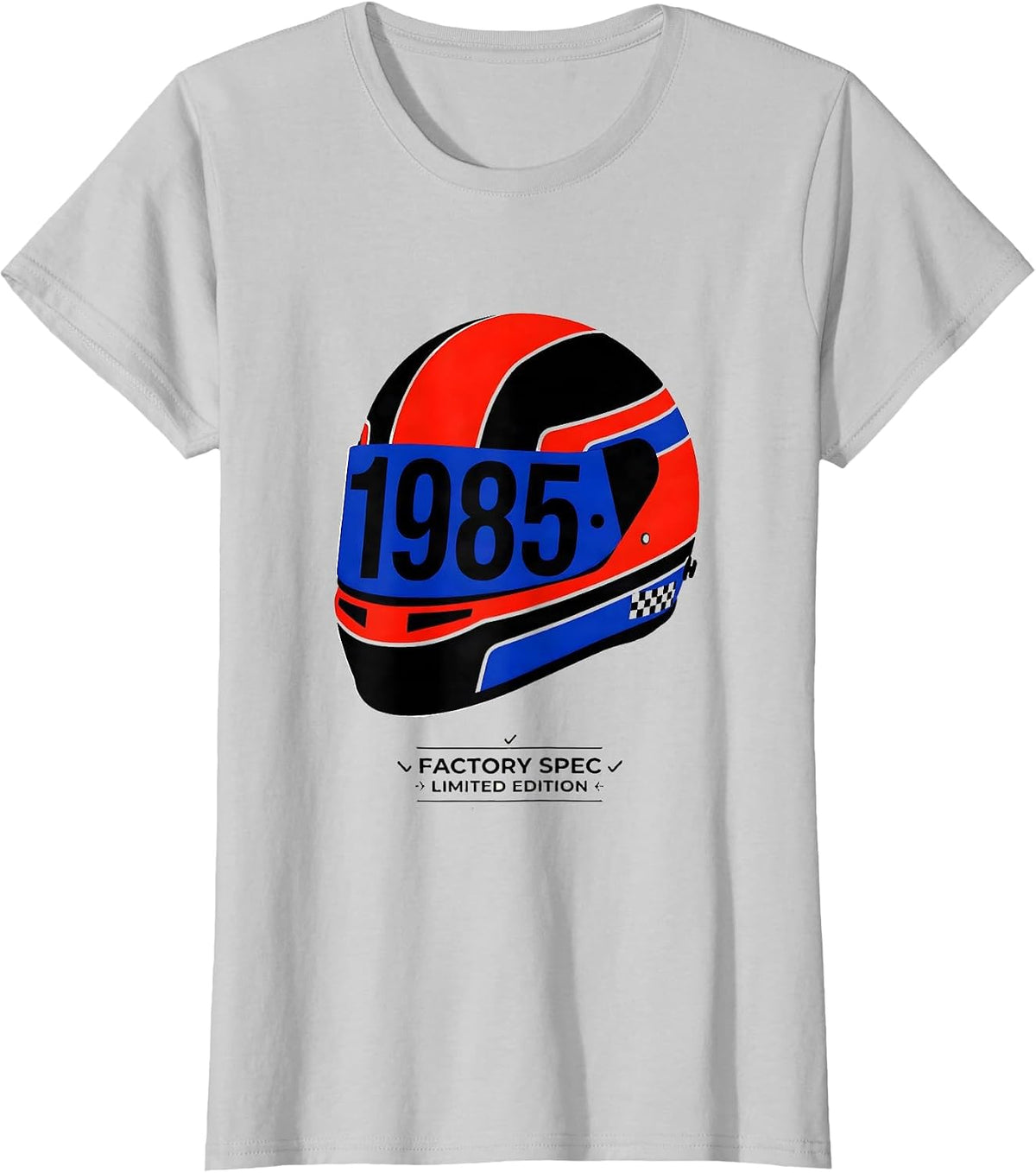Factory Spec 1985 Limited Edition Vintage Birthday Gift T-Shirt - Silver Grey