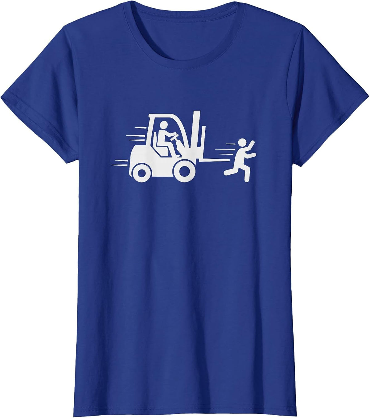 Forklift Driver Funny Forklift Operator Tee T-Shirt for Warehouse Workers - Royal Blue