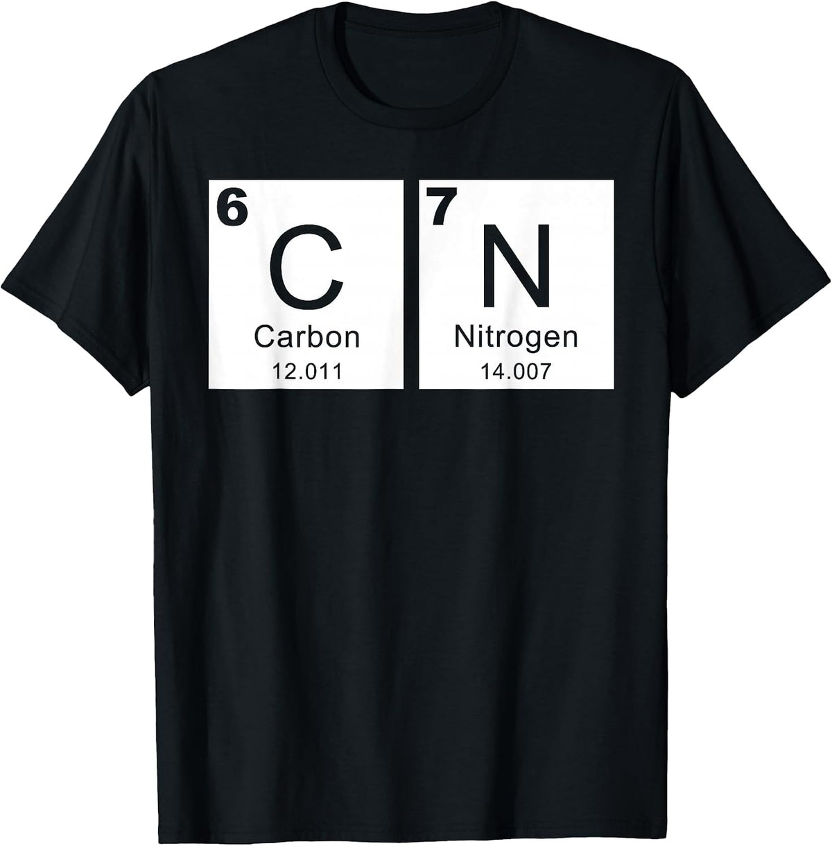 Fun 67 Meme Six Seven Funny Science Teacher Periodic Table T-Shirt - Black