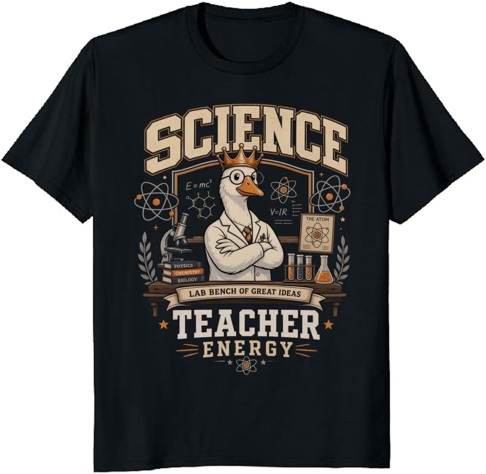 Science Teacher Energy T-Shirt Appreciation Lab Classroom Tee - S10