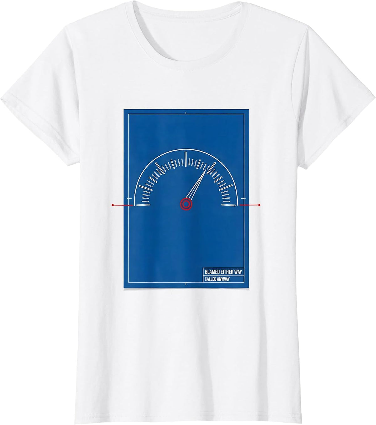 Blamed Either Way, Called Anyway Funny HVAC Technician Dad T-Shirt - White