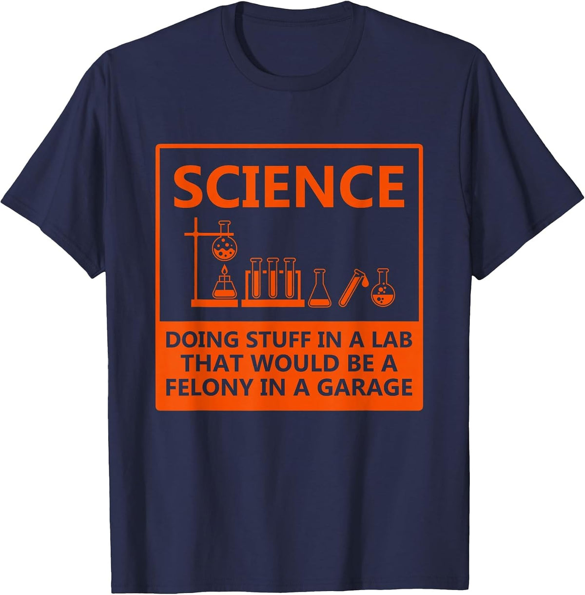 Funny Science Chemistry T Shirt for Nerds T-Shirt - Navy Blue