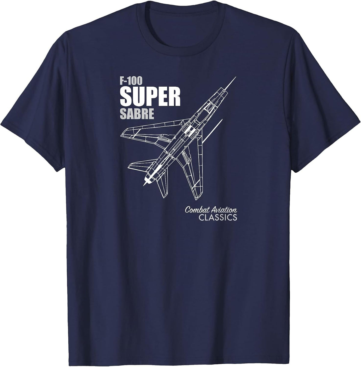F-100 Super Sabre T-Shirt - Navy Blue