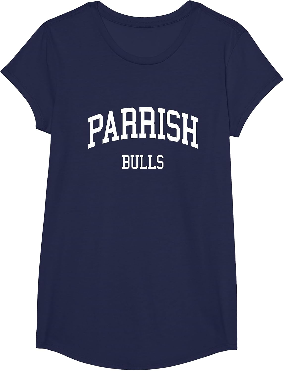 Parrish Community High School HS Parrish FL Retro Sports T-Shirt - Girls Navy Blue
