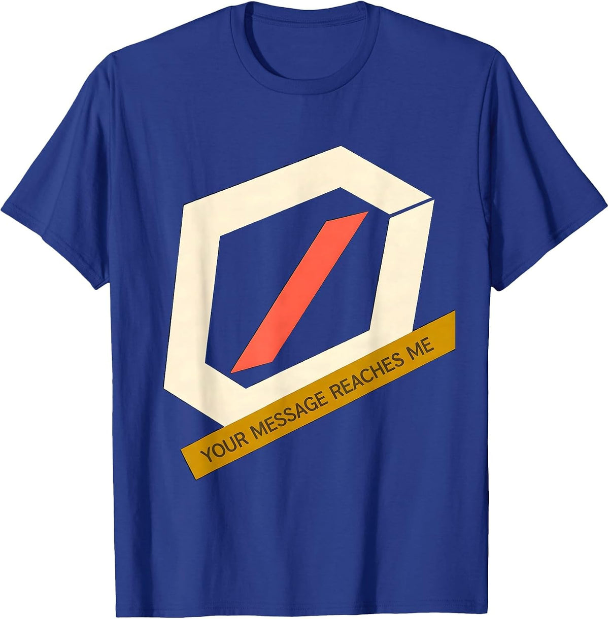 Men's Your Message Reaches Me Cute Speech Language Pathologist SLP T-Shirt - Royal Blue