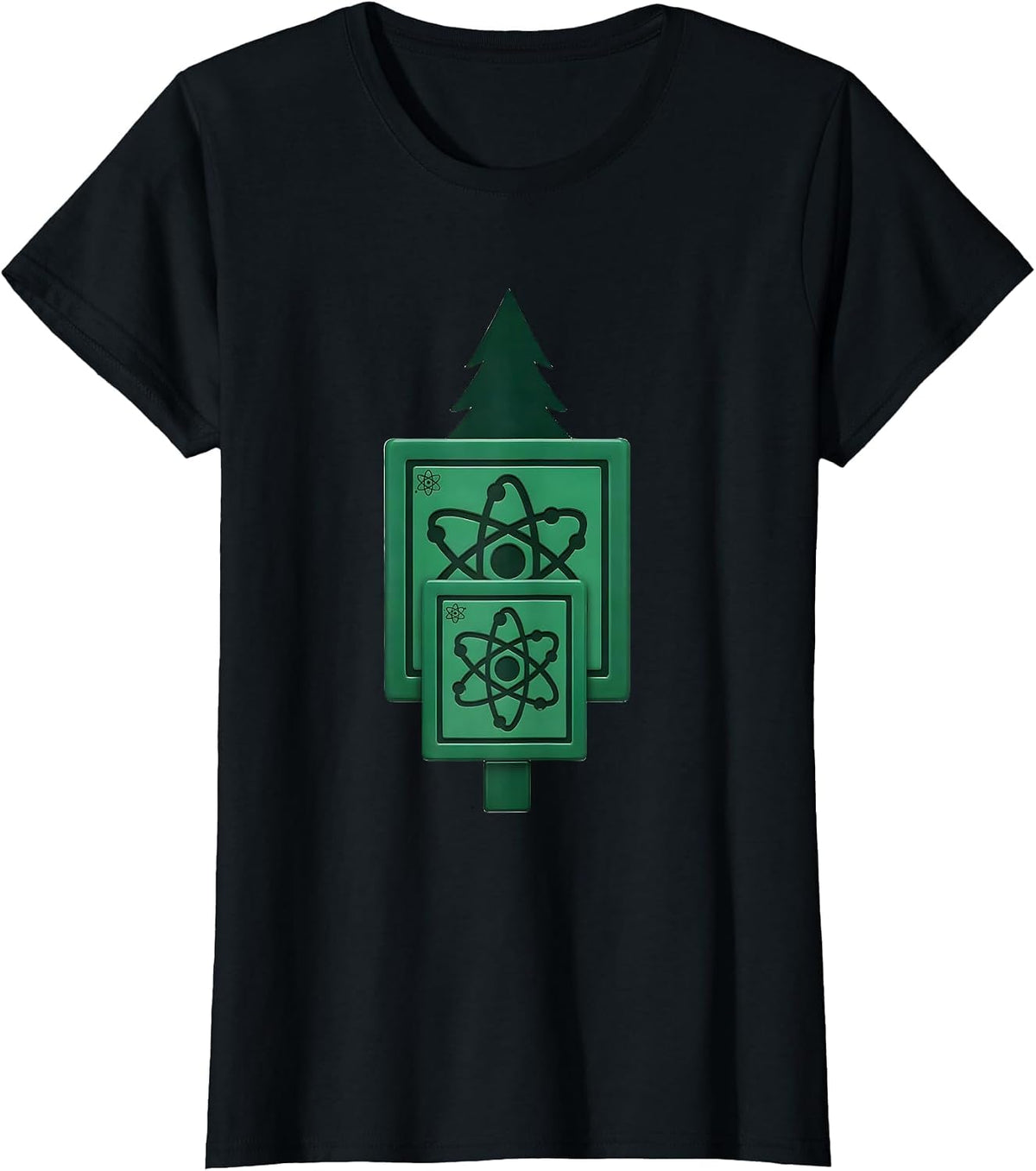 Holmium Element Tiles Minimalist Science Nerd Gift T-Shirt - Black
