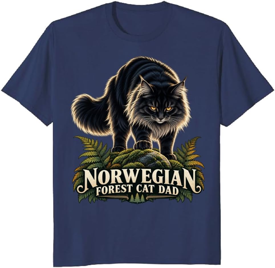 Scottish Fold Mom T-Shirt Rim Lit Teacup Cat Graphic Tee - S5