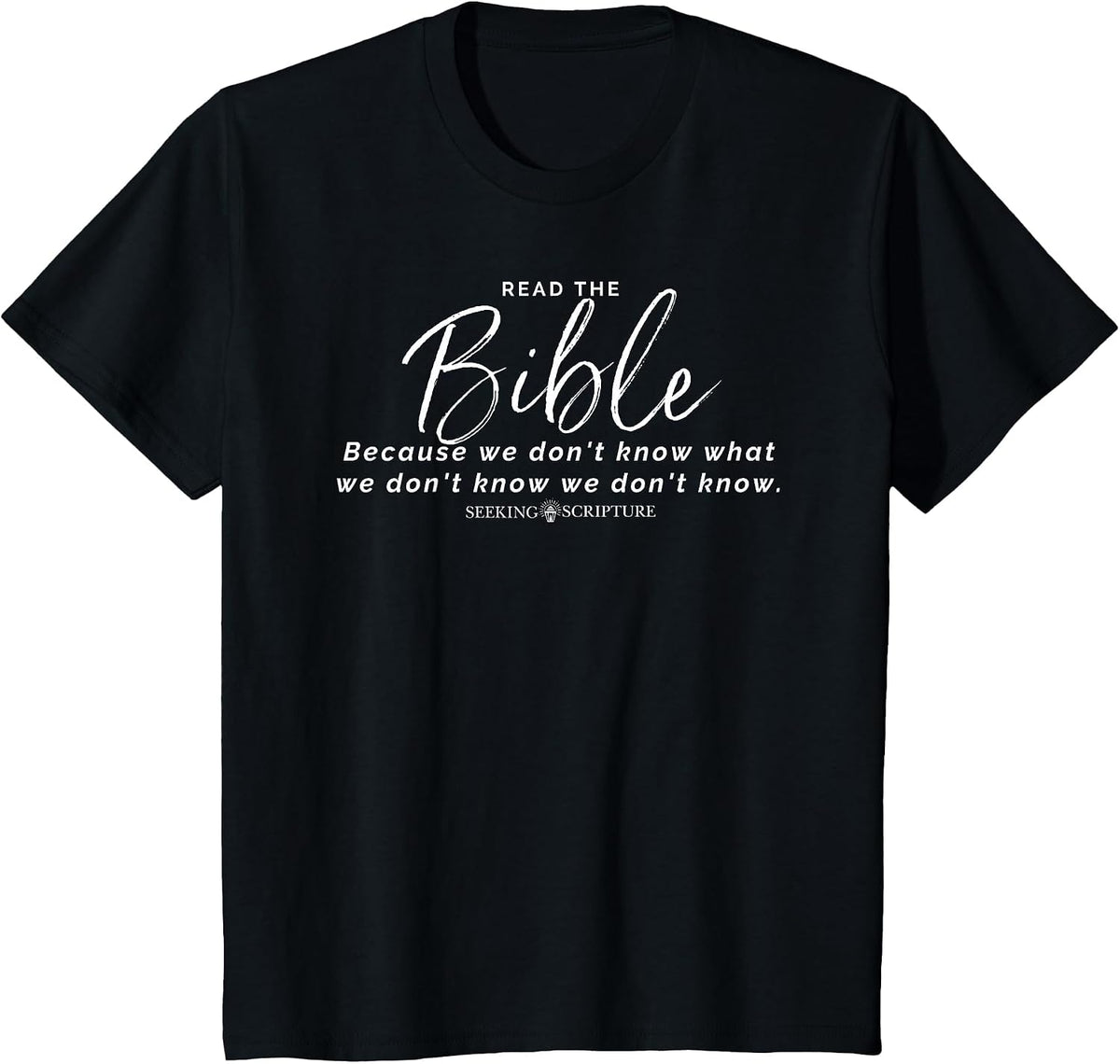 Read The Bible T-Shirt - Black
