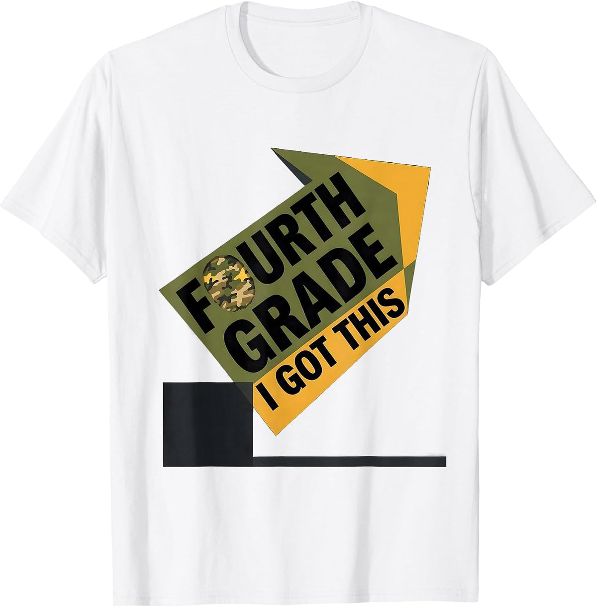 Men's Fourth Grade I Got This Camo Back To School Boys T-Shirt - White