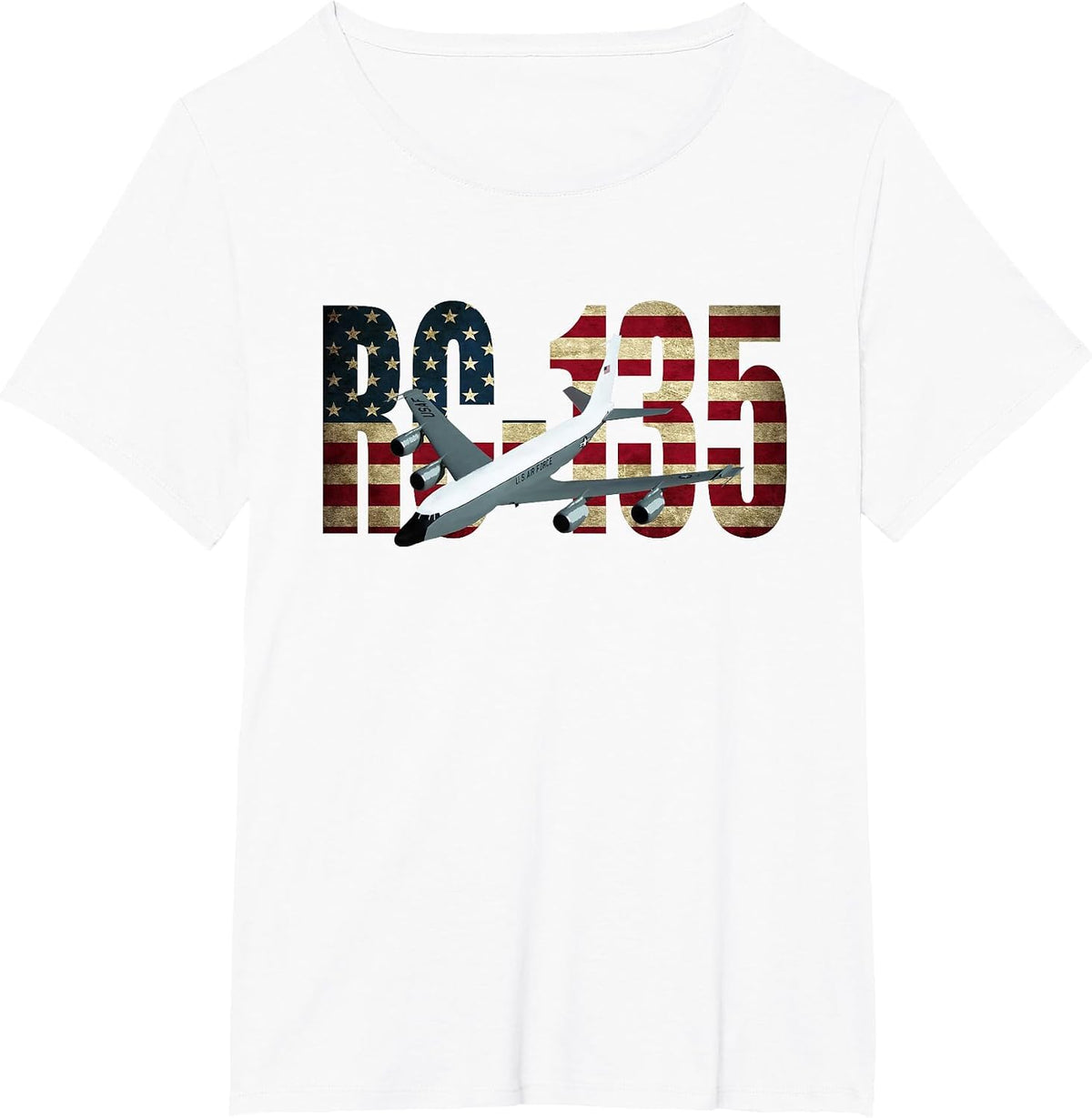RC-135 Airplane Tshirt T-Shirt - White