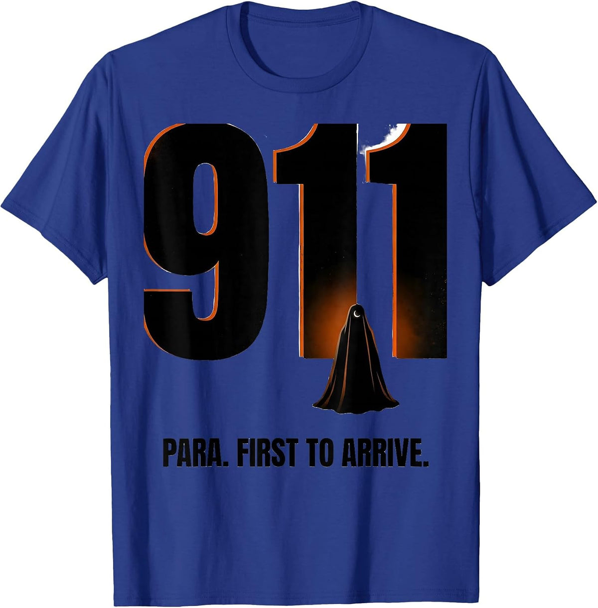 Para First To Arrive Funny Para Normal Activities T-Shirt - Royal Blue