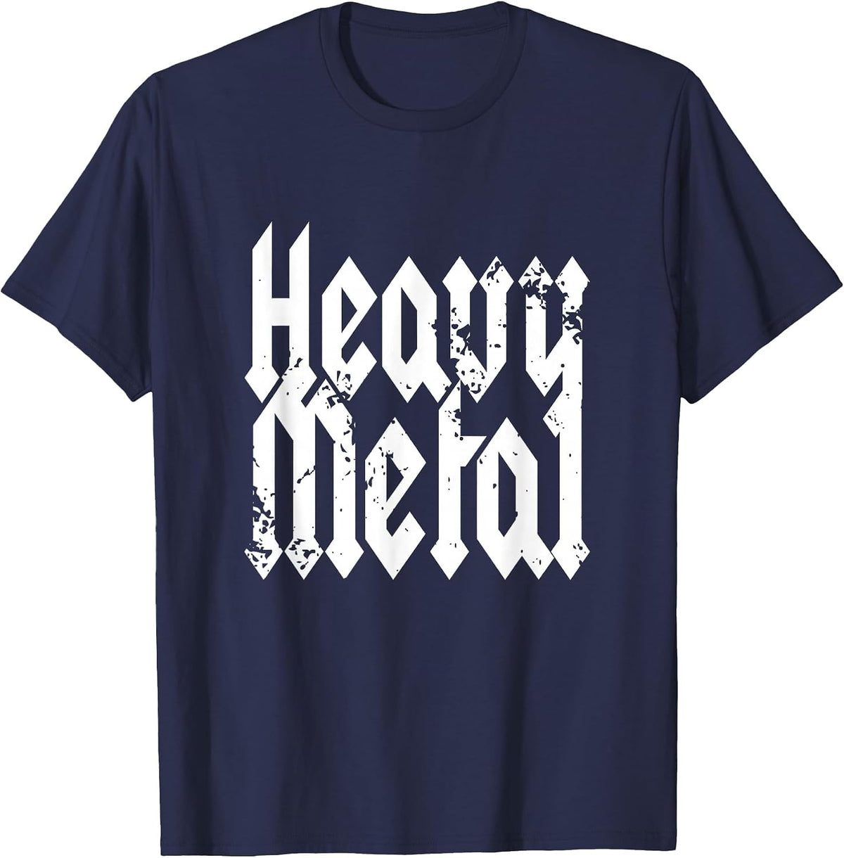 Heavy Metal Music Saying Metalhead Festival Gig Heavy Metal T-Shirt - Navy Blue